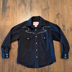 Rodeo Girl By Liz Black Western Snap Shirt
